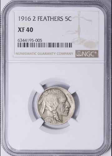 1916 buffalo nichel 2 - buffalo, ~