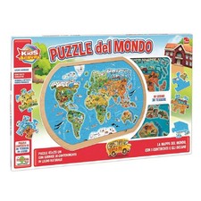 Gioco legno mondo puzzle - gioco,