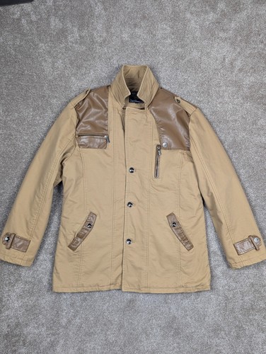Giubbotto uomo beige foderato