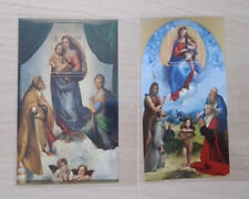 VATICANO 2012 RAFFAELLO MADONNA SISTINA E FOLIGNO FOGLIETTI NUOVI INTEGRI MNH**