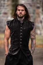 Edler Samt-Wams Braun "Pierre"