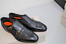 SANTONI DOPPIA FIBBIA PELLE