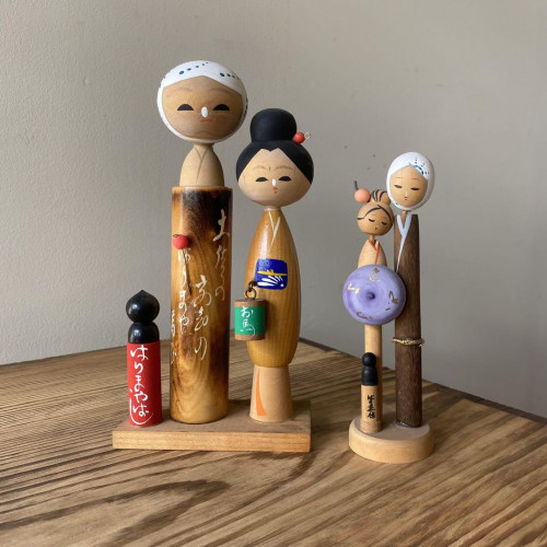 Set bambole kokeshi - bambole,