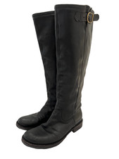 Stivali alti in pelle Fiorentini Baker 36 6 neri moto italiani equitazione classica