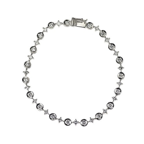 Bracciale tennis dtc k18wg - dtc,