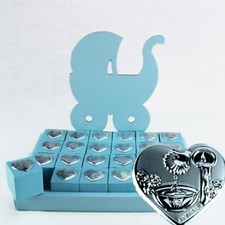 24798 Bomboniere Bomboniere a Torta con Calamita Battesimo Celeste