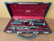 Hautbois Cabart à Paris en ébène clés argentés K33 en coffret instrument musique