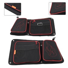 Borse porta posteriore UTV con ginocchiera per Polaris RZR XP 4 1000 14-23 4 900 Turbo Rosso