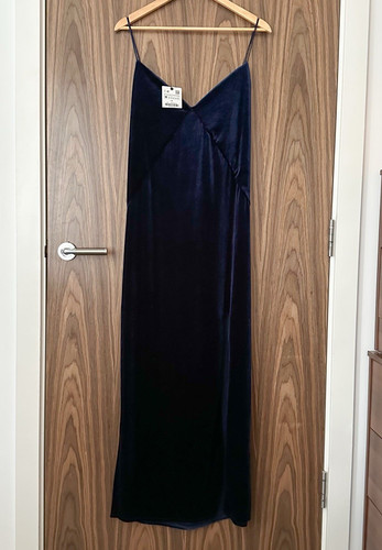 Maxi abito zara - maxi, blu