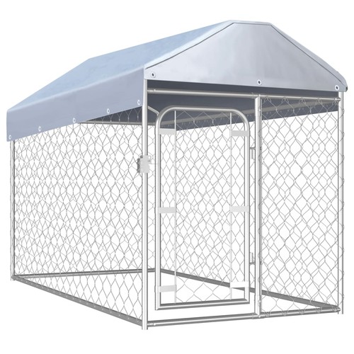 Vidaxl canile esterno con - canile, da