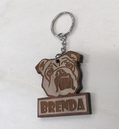 Personalised bulldog dog pet - bulldog,