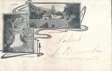 Masone Vedutine Cascina L'Albergo Cascata dei Serpenti  - Viaggiata 1901 Genova