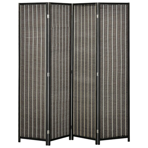 Homcom paravento legno e - paravento,