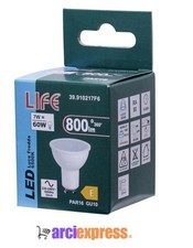 10 LAMPADE LED 7W GU10 luce