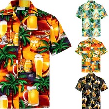 Camicia Uomo Hawaiana / 100%