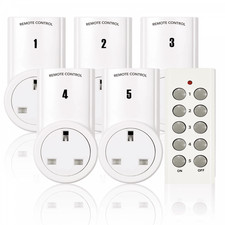 5 Prese Elettriche Telecomando