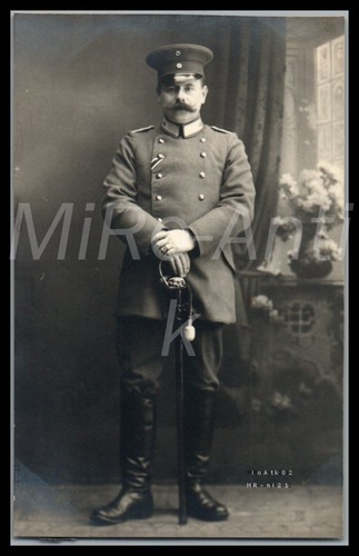 Foto ww1 ufficiale con - foto,,