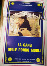 LOCANDINA CINEMA FILM ANNIQUE BOREL LA GANG DELLE PORNO MOGLI