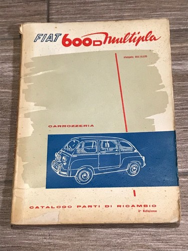 Fiat 600 multipla catalogo - fiat, d