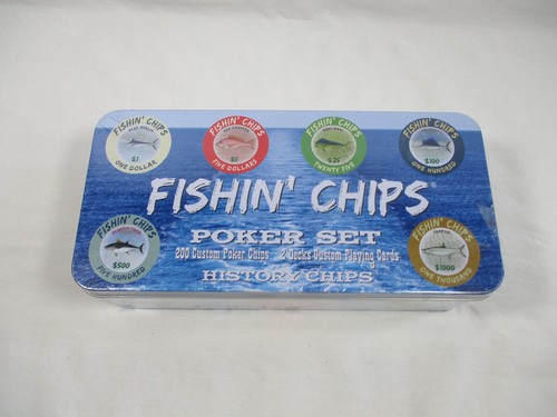 Fishin chips poker set - fishin', 200