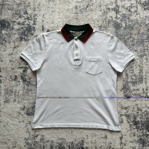 Gucci polo uomo bianca