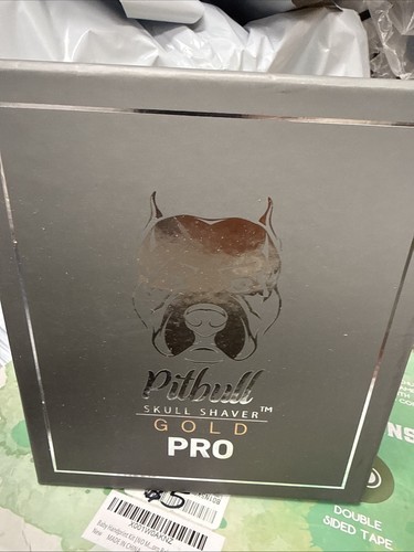 Rasoio teschio pitbull gold - rasoio,