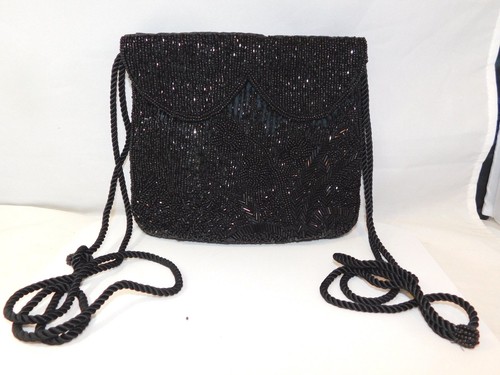 Borsa sera vintage nera - borsa, con
