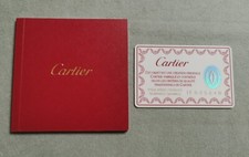 CARTIER International Guarantee Blank Foulard Chales Scarves Shawls and Booklet