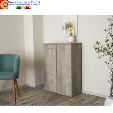 Madia 2 Ante Mobile Multiuso Ingresso Salotto Credenza Soggiorno 68X34X95 Rovere
