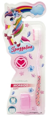 Seta blu spazzolino denti - blu,