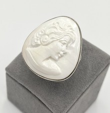 Anello Cammeo Conchiglia Rosa