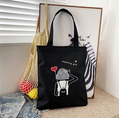 Borsa tote tela delicata - borsa,
