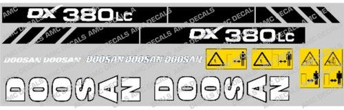 Set adesivi doosan dx380lc - set,
