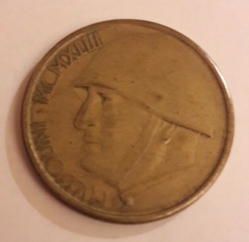 Moneta lire mussolini - moneta,