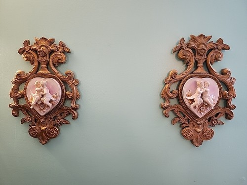 Coppia antichi cherubini - di,