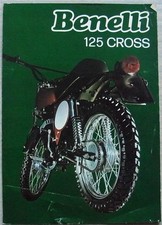 Brochure vendita MOTO CROSS BENELLI 125cc c1978