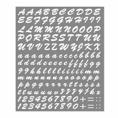 Kit lettere adesive - kit,