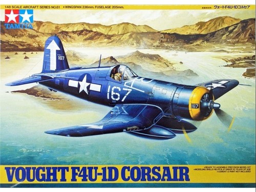 Tamiya vought f4u - f4u-1d, corsair