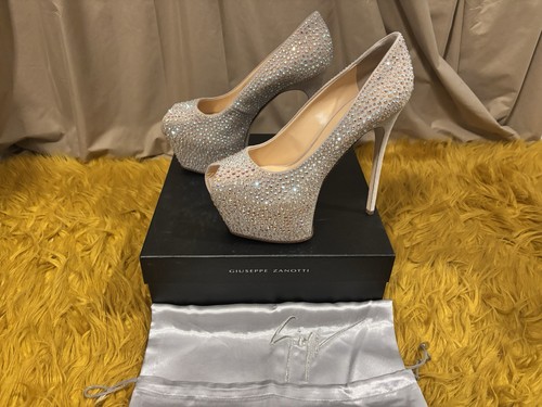 Giuseppe zanotti silver suede - zanotti,