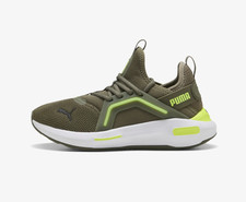 Scarpe Puma SOFTRIDE ENZO 5 Loden Green Yellow Alert Sports Adults 39 40