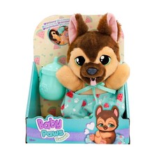 BABY PAWS Yummy Pastore Tedesco, cucciolo carrellabile la cui pancia si gonfia q