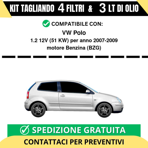 Tagliando per polo 2 12v - vw,