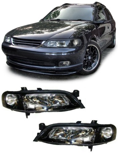 Fari fanali interno nero opel - fari,