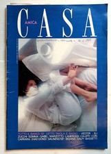 CASA AMICA n.3-15 Gennaio 1987 TUTTO IL BIANCO LETTO TAVOLA BAGNO PERSONE FAMOSE