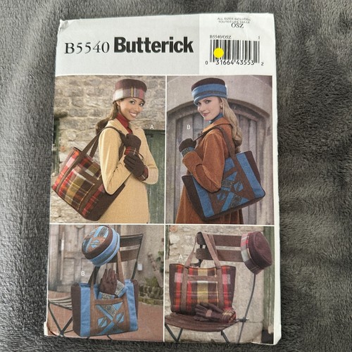 Butterick b5540 borsa tote - borsa,