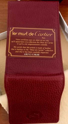 Cartier vintage porta assegni - porta,