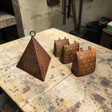 Vintage metal wind chime - metal,