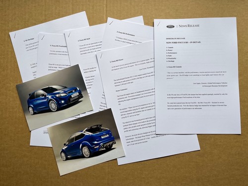 Ford focus mk2 launch - focus, press