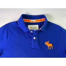 Polo Y2K Abercrombie Fitch blu