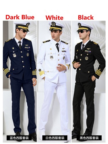Navy military uniform yacht - navy,